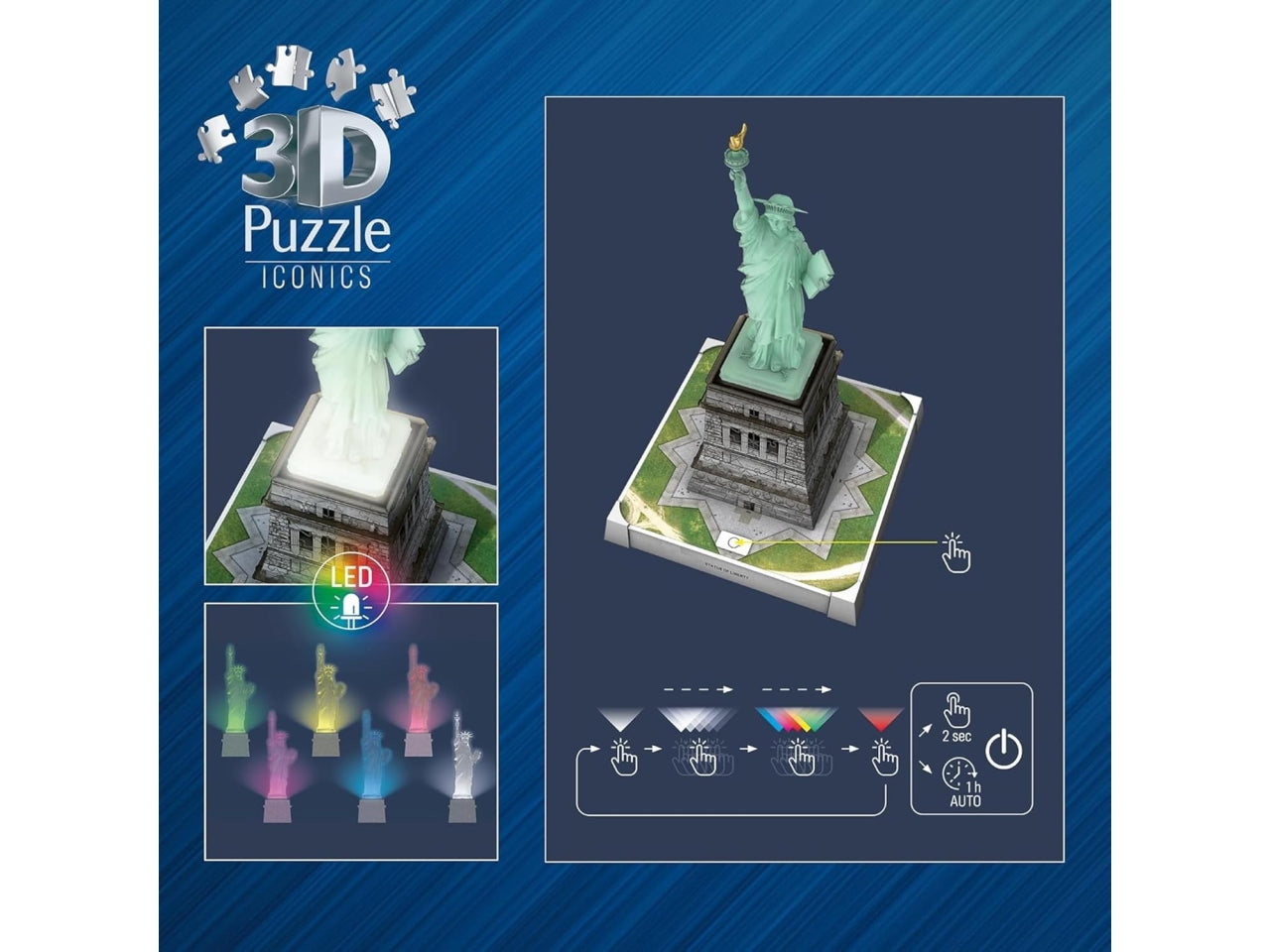 Puzzle 3D Statua della LibertÃ