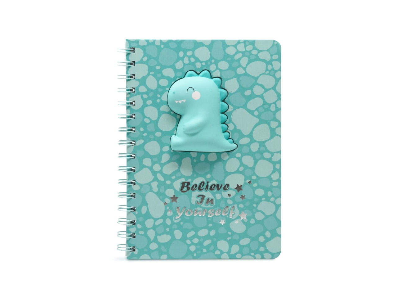 Puffy, dinosauro, notebook spiralato squishy