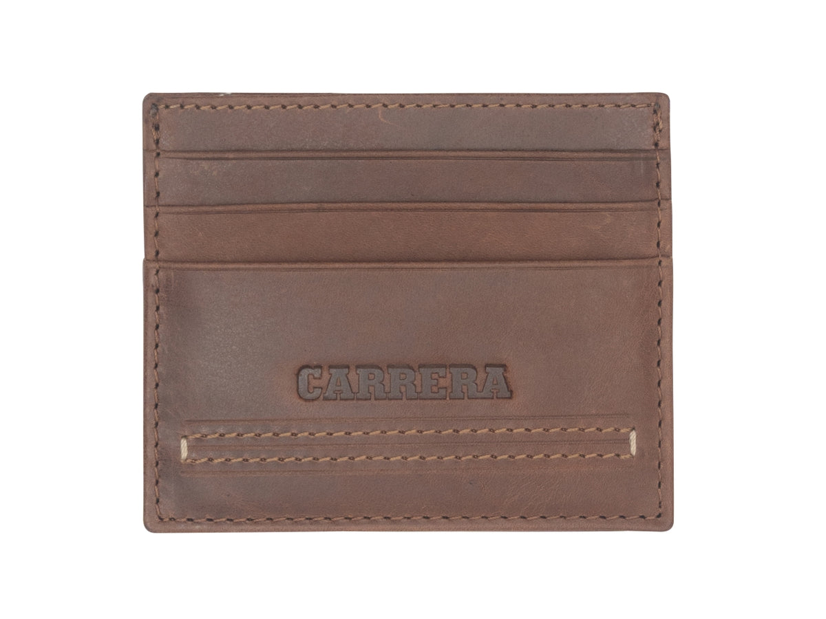 Portacarte Carrera Key West marrone scuro
