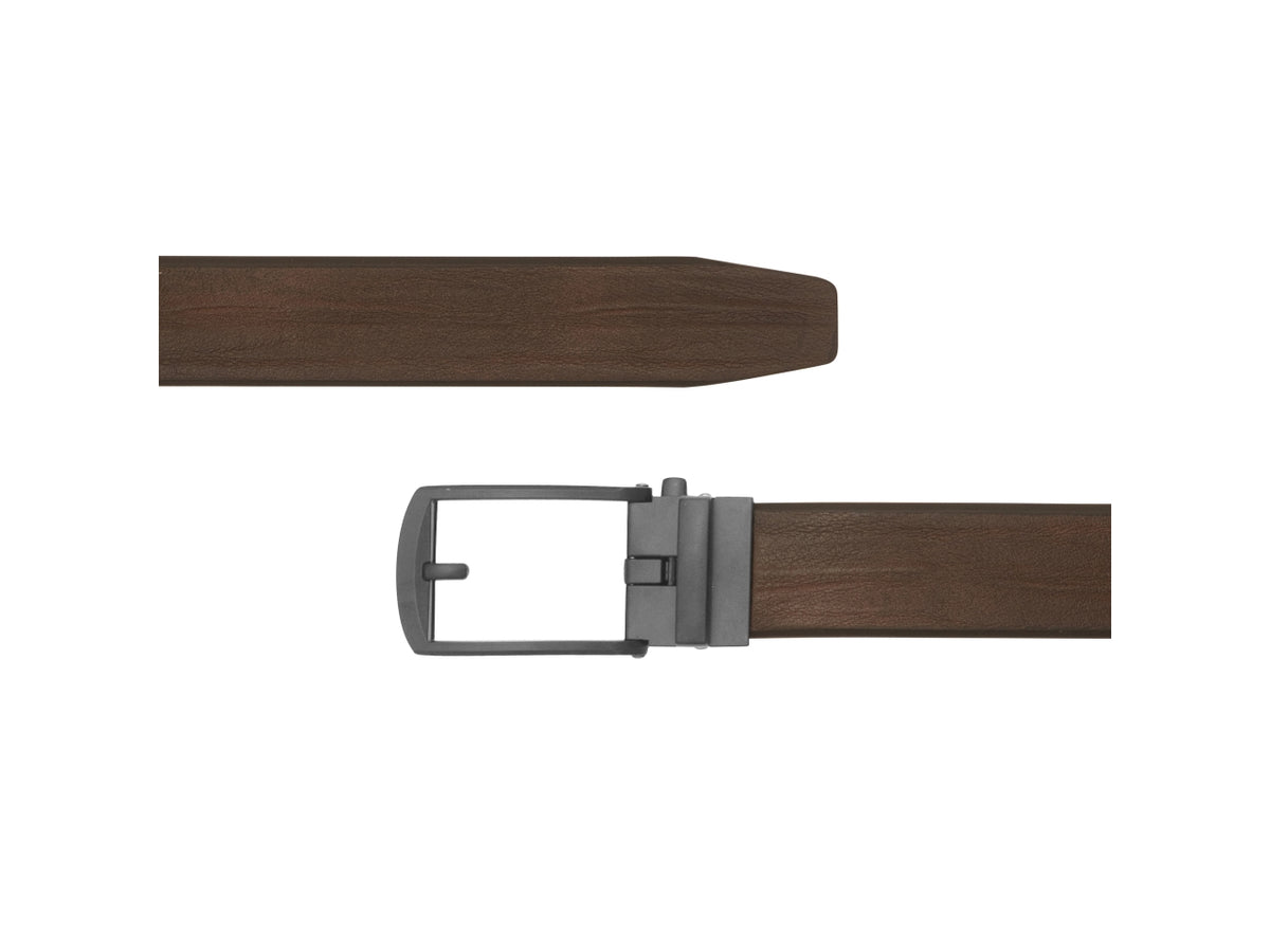 Cintura Carrera 3,5cm in pelle marrone scuro taglia L