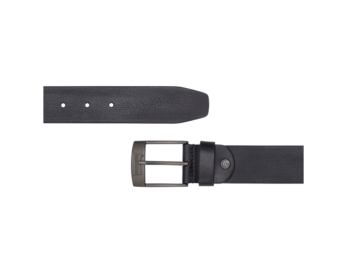Cintura Carrera 4cm in pelle nera taglia L