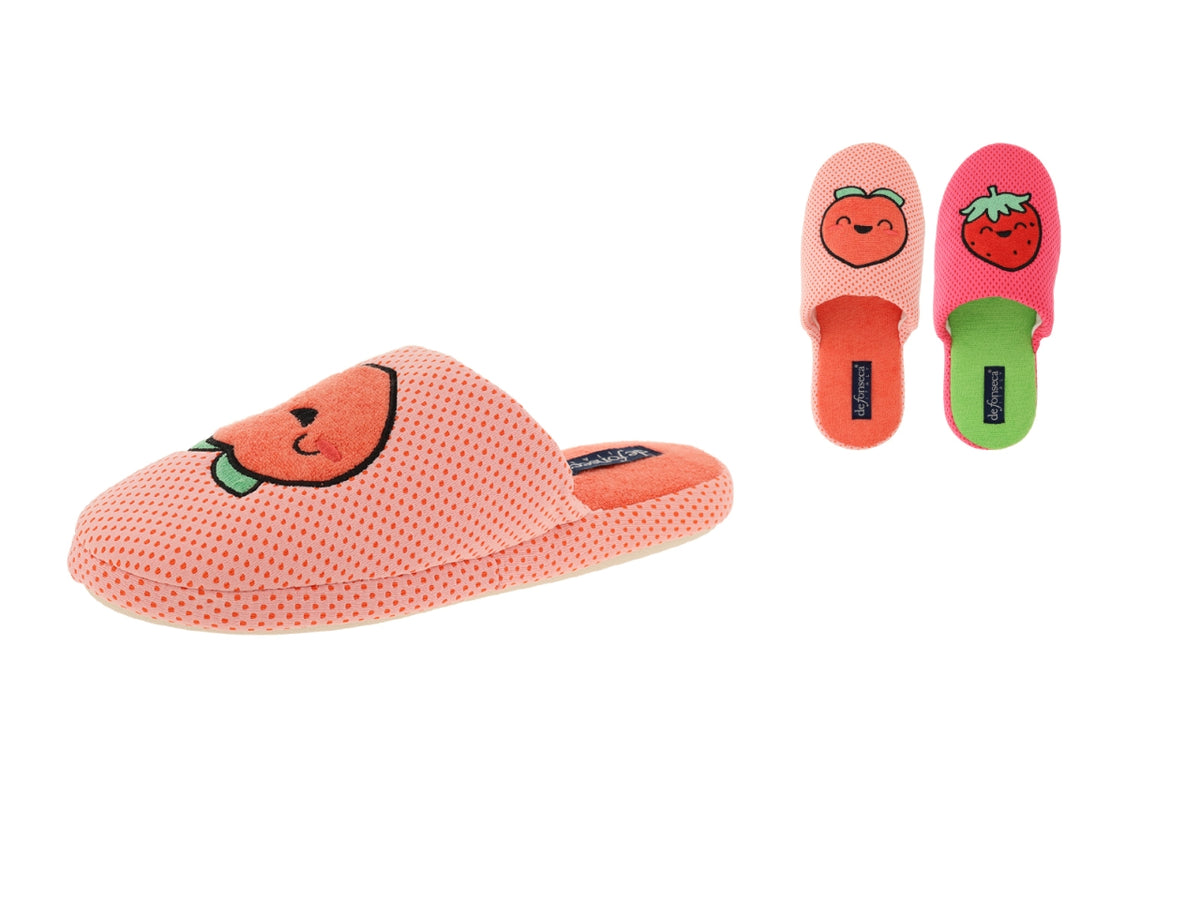 Pantofola Roma da donna, taglie dal 36/37 al 40/41 rosa e fucsia
