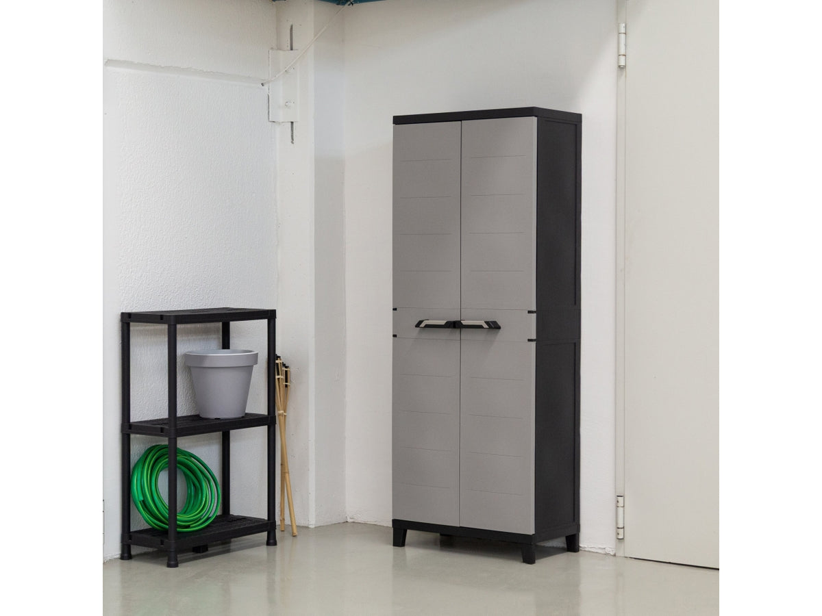 Armadio prime tuttopiani antracite scuro/grigio tortora