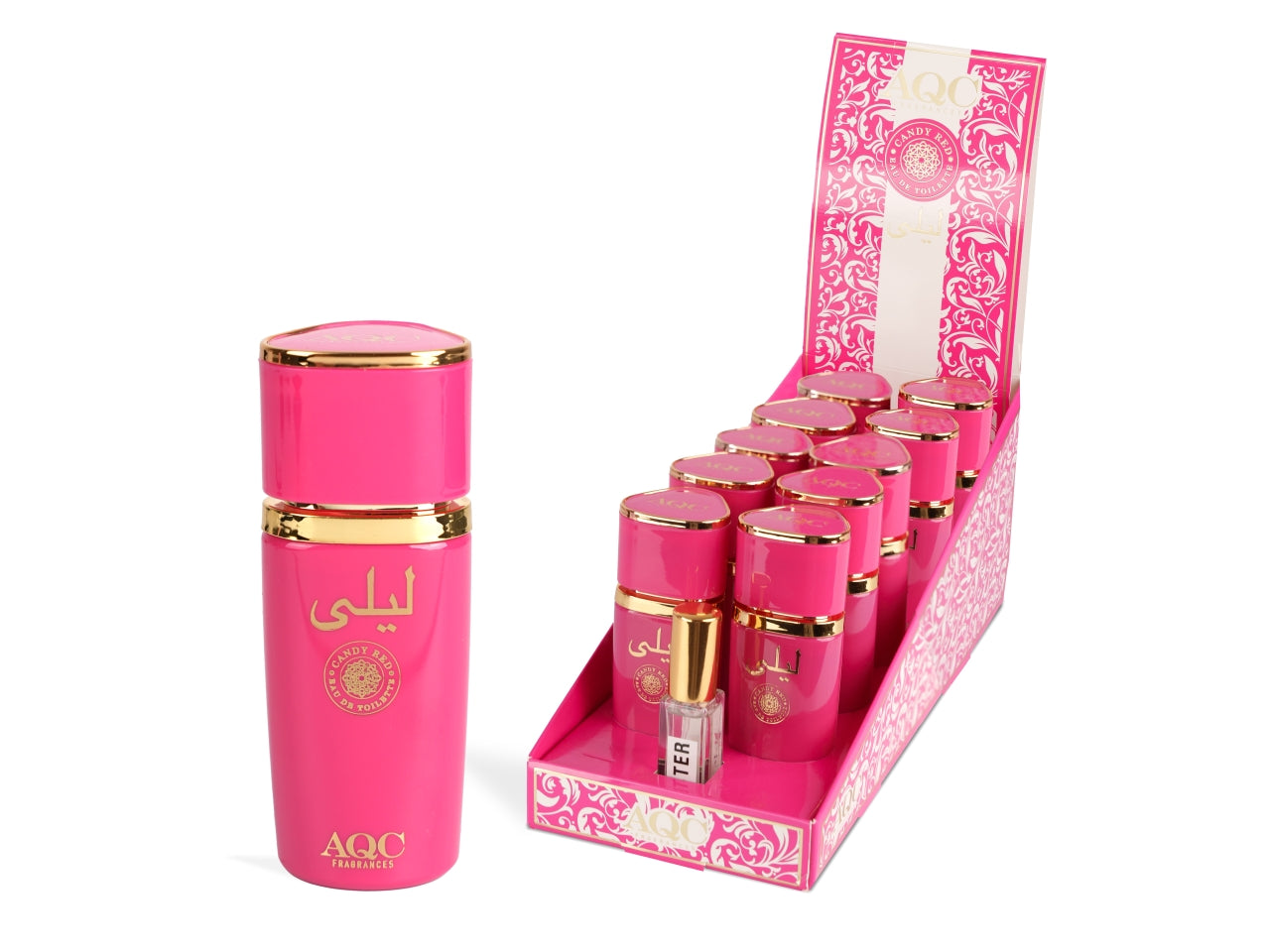Aqc leila candy red eau de toilette 60ml