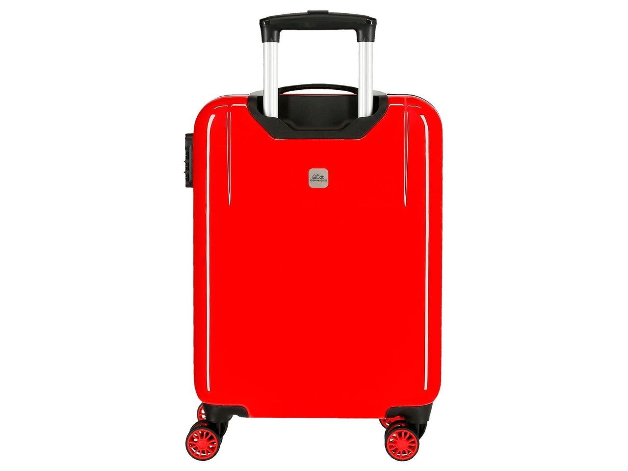 Disney valigia in abs 55cm 4 ruote mickey y minnie london rosso