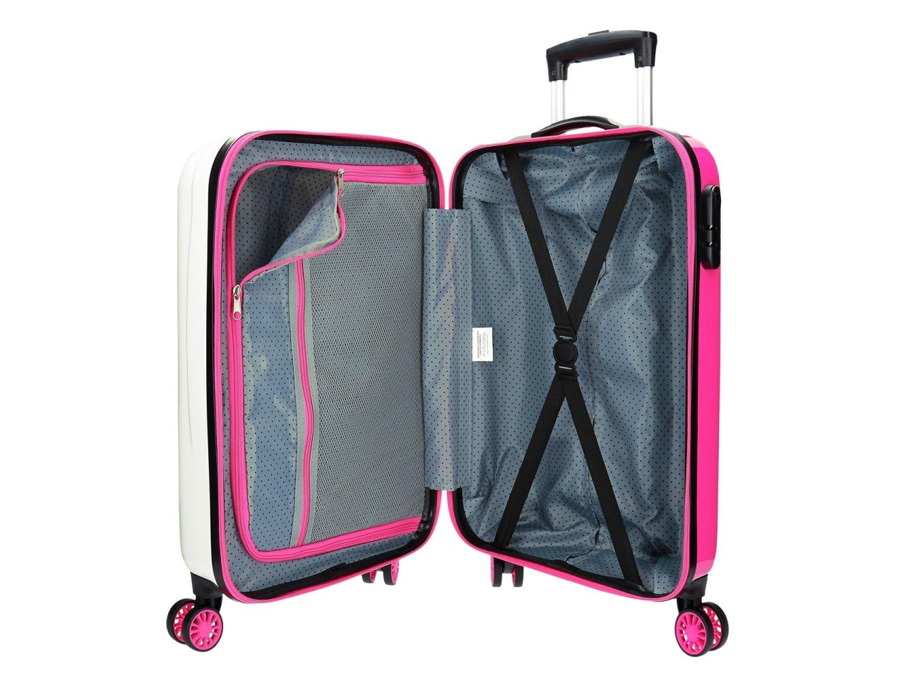 Disney valigia in abs 55cm 4 ruote good mood minnie