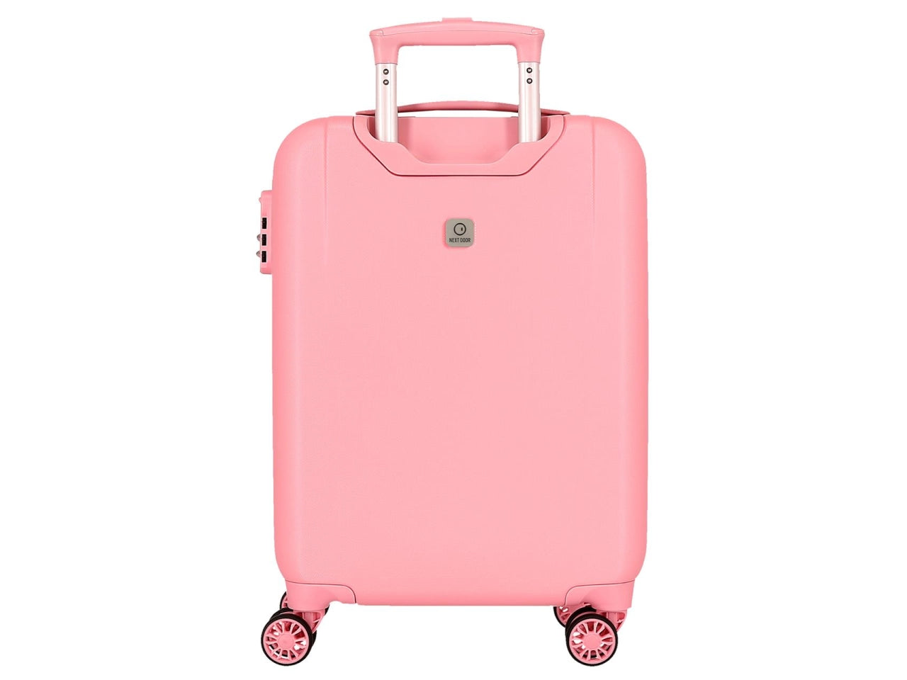Disney trolley in abs 55cm 4 ruote stitch you&me rosa
