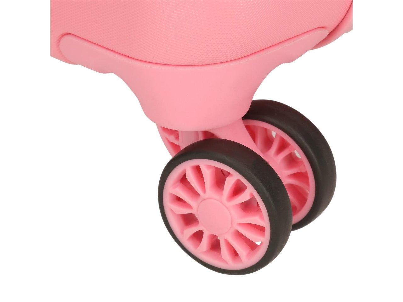 Disney trolley in abs 55cm 4 ruote stitch you&me rosa