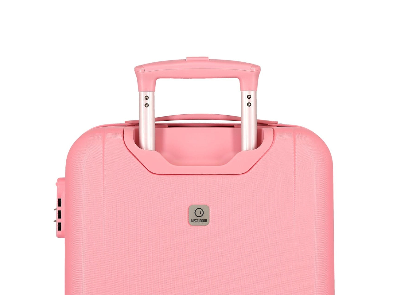Disney trolley in abs 55cm 4 ruote stitch you&me rosa