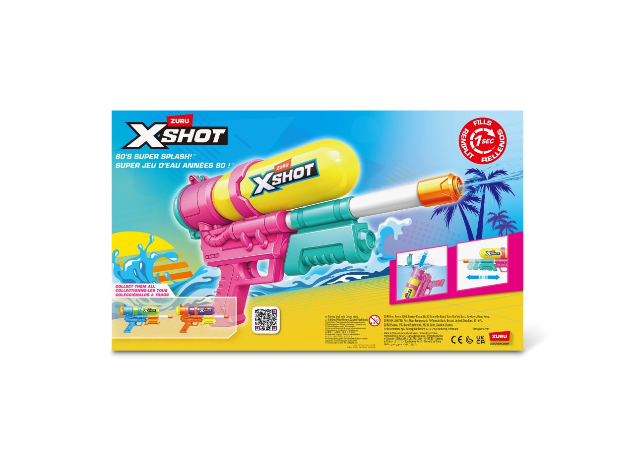 X-shot water-fast fill retro blaster