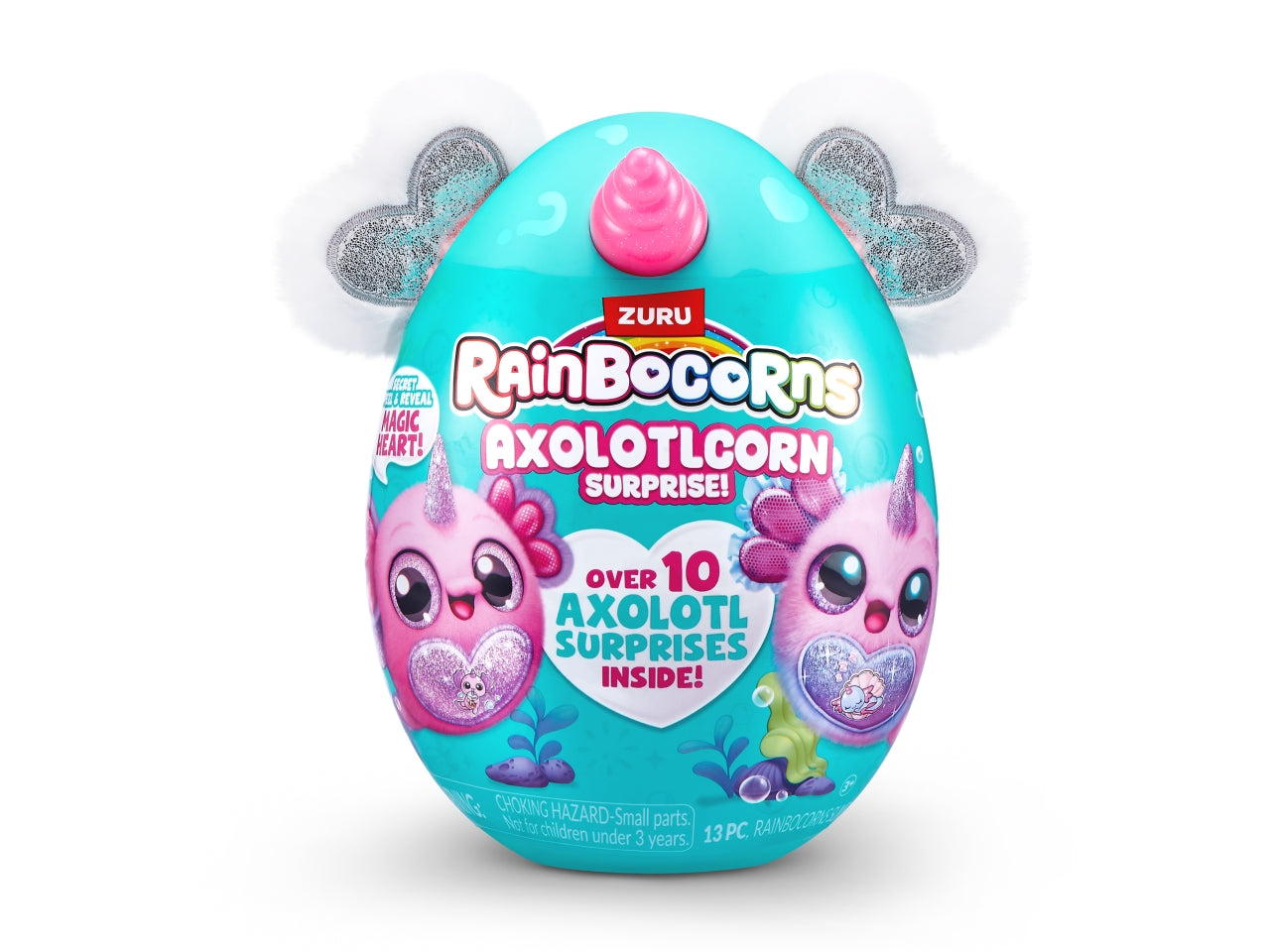 Peluche rainbocorns axolotcor