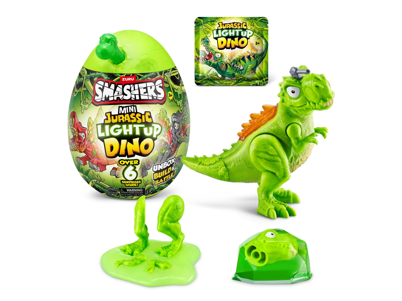Smashers jurassic mini egg