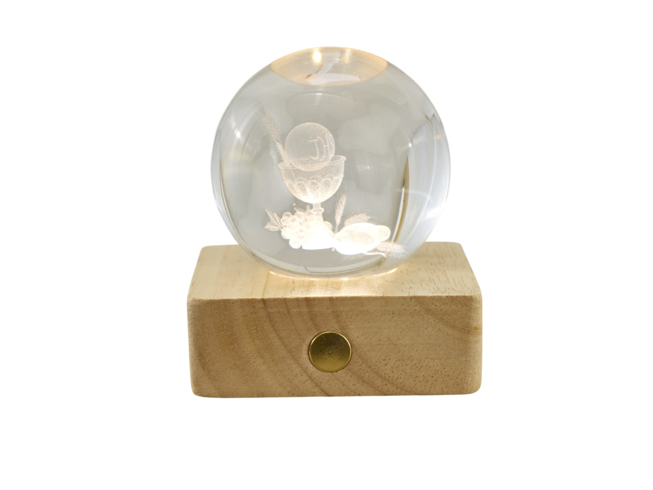 Lampada base quadrata calice piccola 6x6x8cm