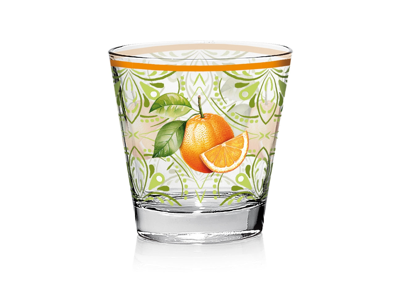 Sunny orange bicchieri nadia acqua 250cc set da 6 bicchieri