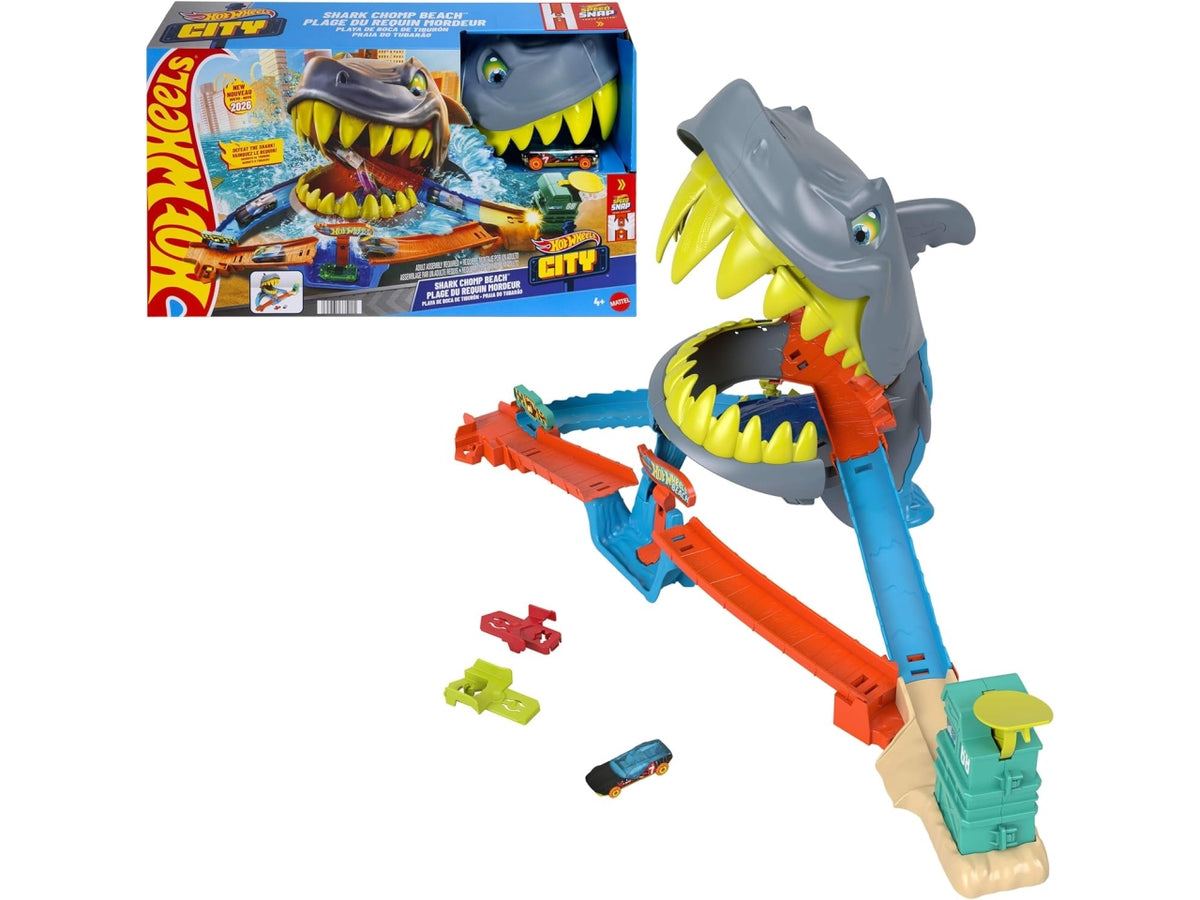Hot Wheels pista attacco al mega squalo