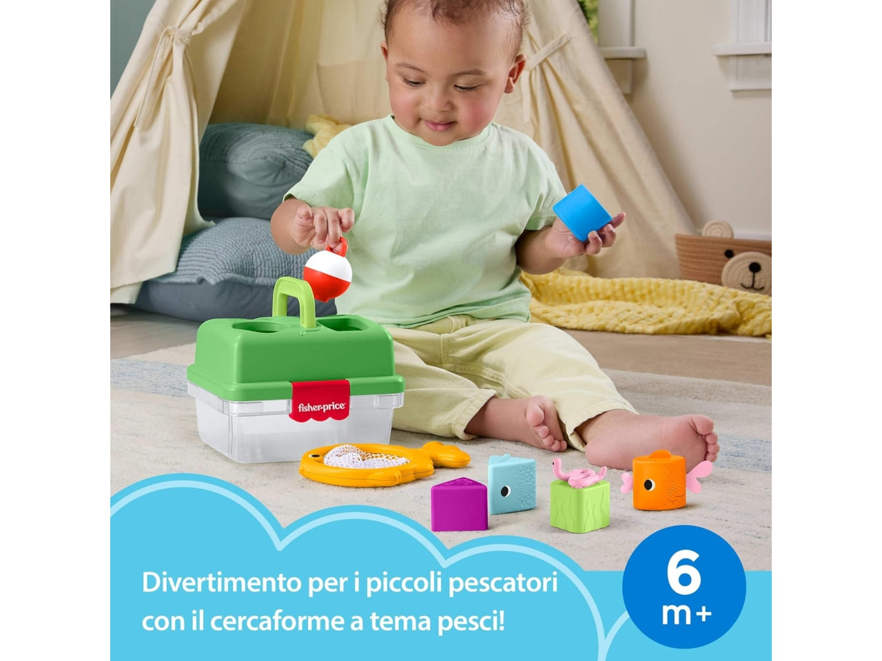 Fisher-price cassetta formine