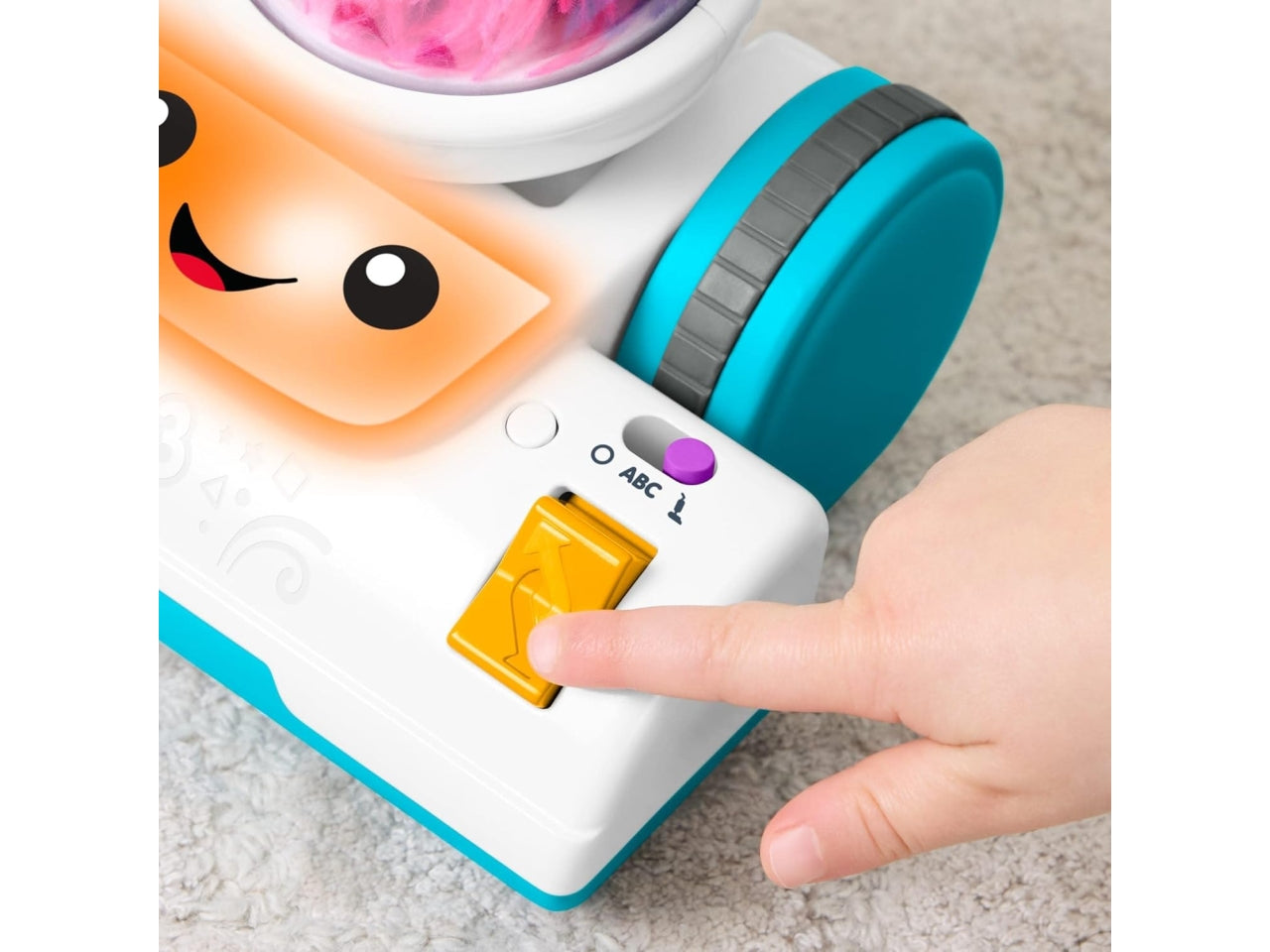 Fisher-price taspirapolvere ridi e impara 2 in 1