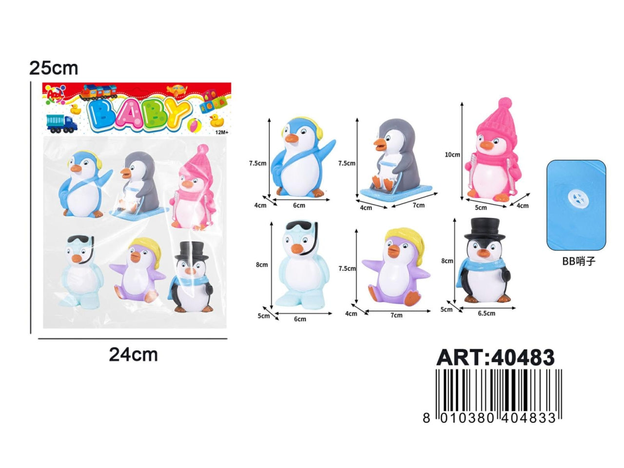 Set 6 pinguini