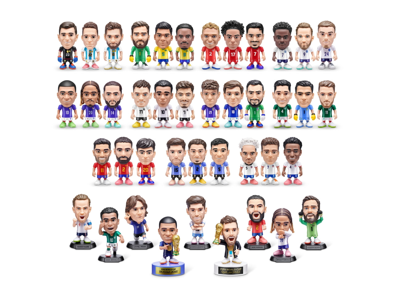 Fifa Baller collezzione 33 giocatori ufficiali Fifa World Cup