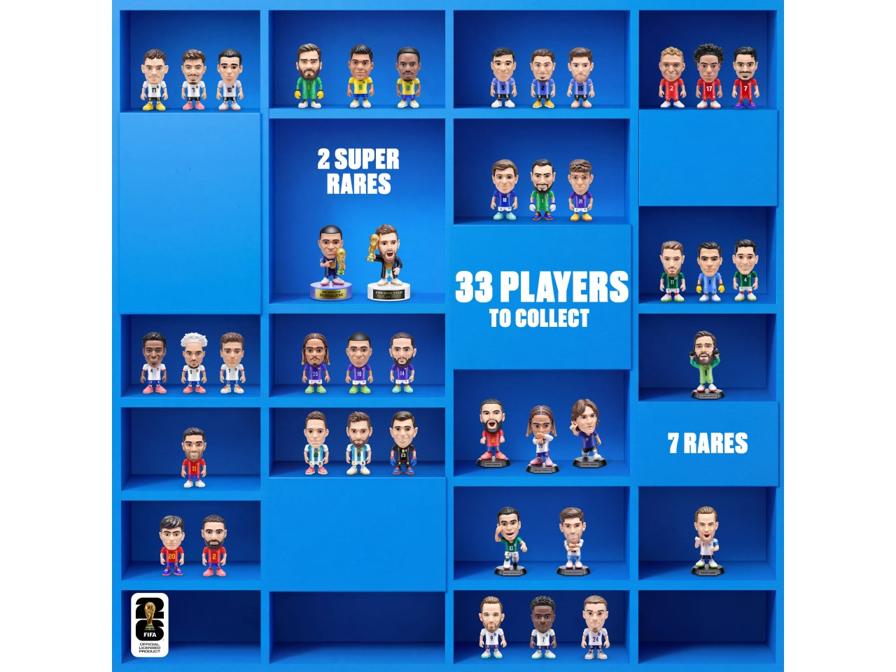 Fifa Baller collezzione 33 giocatori ufficiali Fifa World Cup