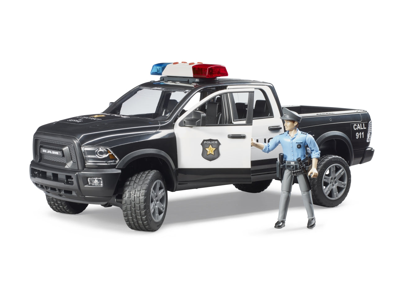 Ram 2500 polizia con poliziotto