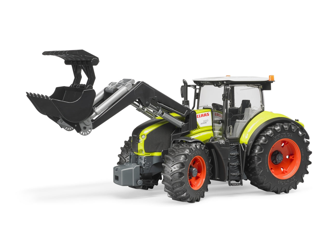 Trattore claas axion 950 con benna
