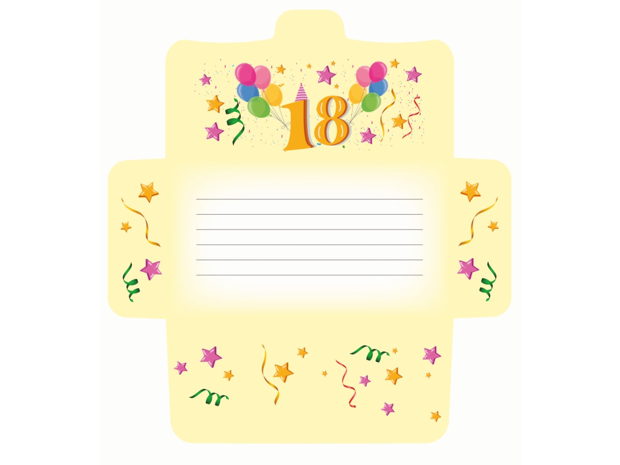 Biglietto portasoldi 18anno flashcard 041