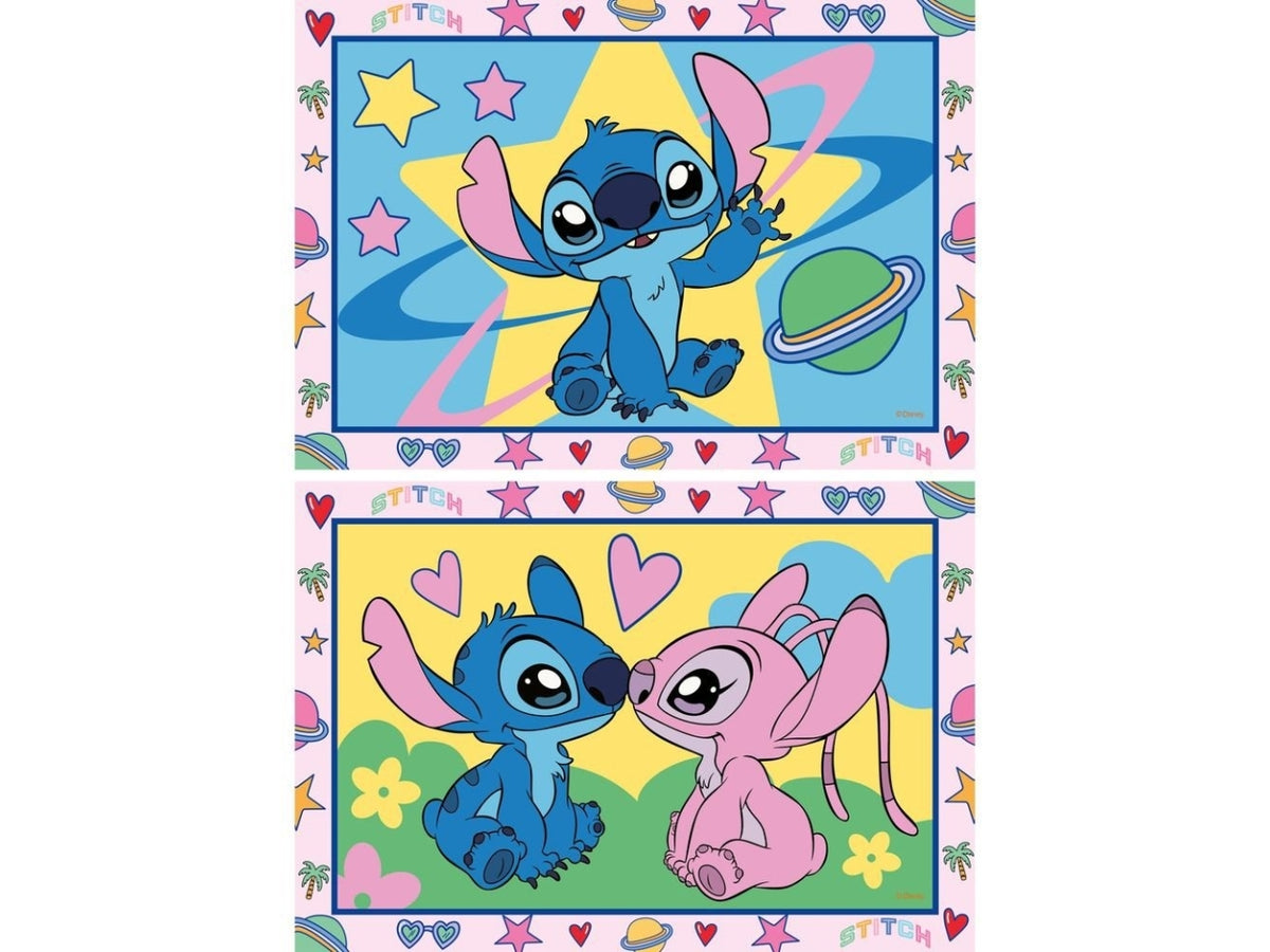 Creart serie junior 2 x stitch e angel