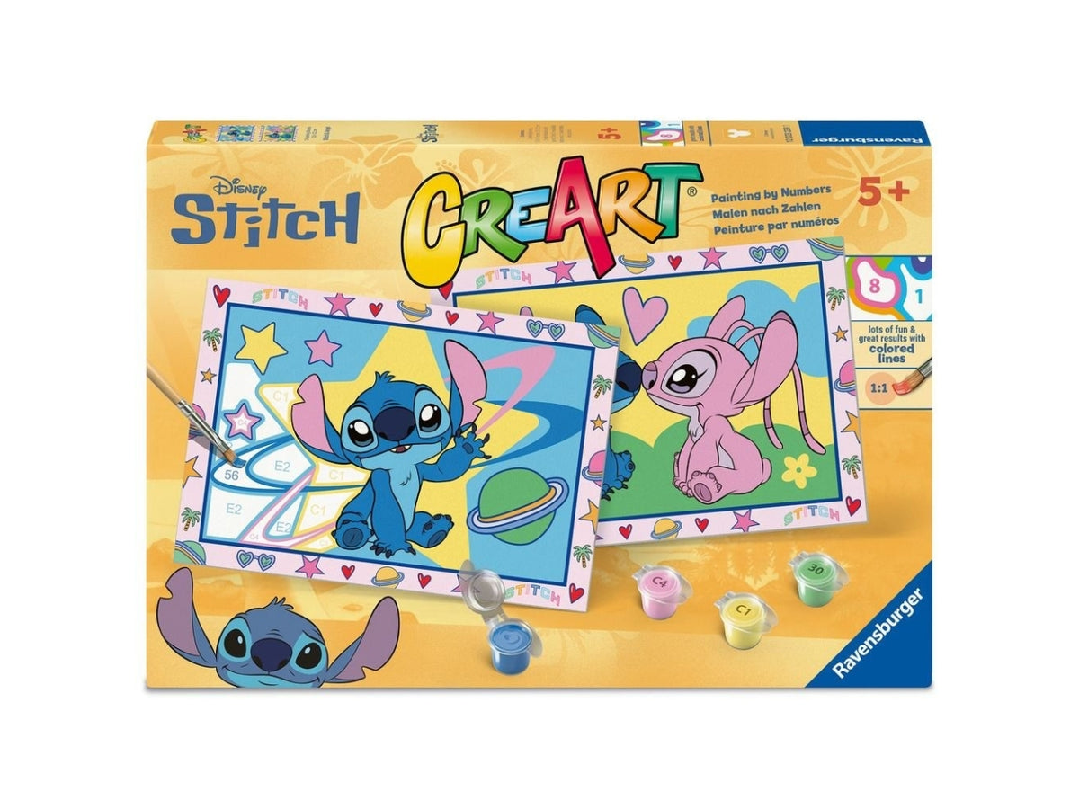 Creart serie junior 2 x stitch e angel
