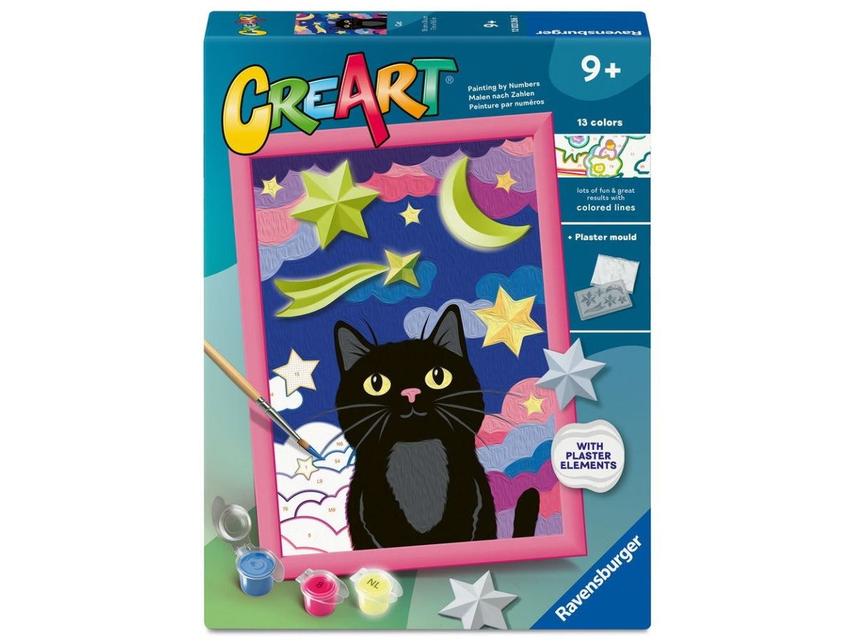 Creart serie d gatto con gesso 3d