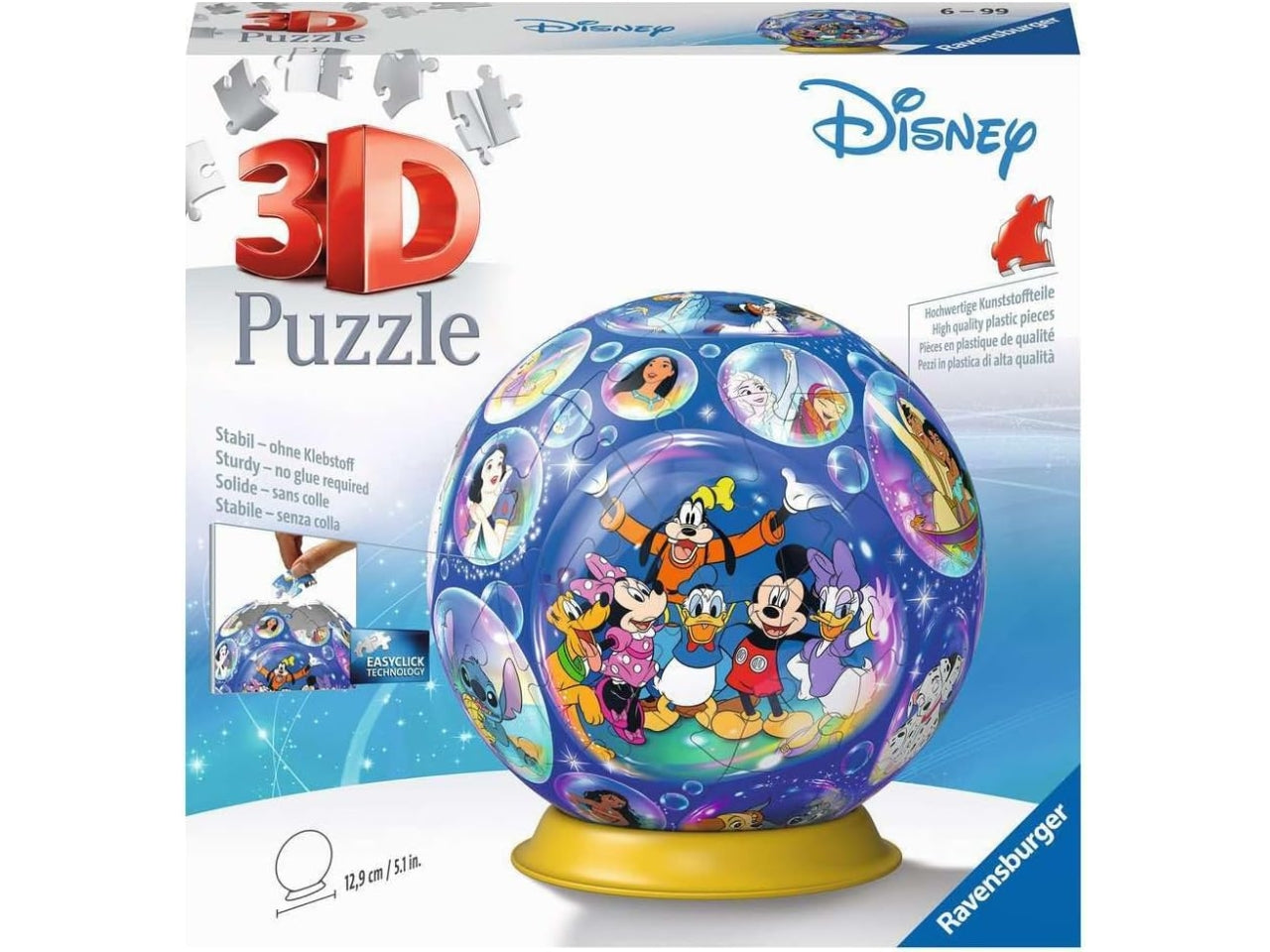 Puzzle 3d puzzleball 72pz disney