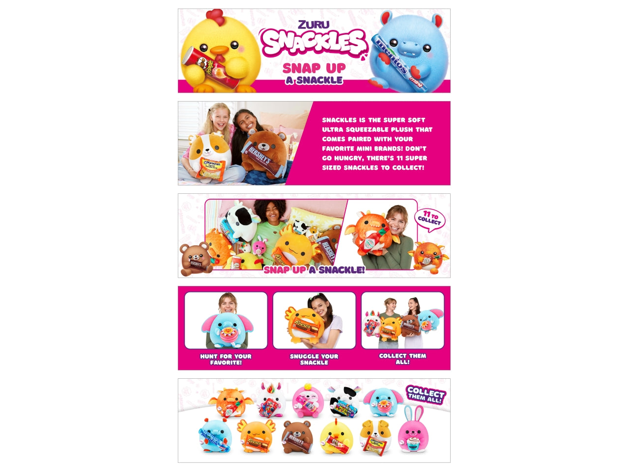 Snackles s1w2 peluche medium