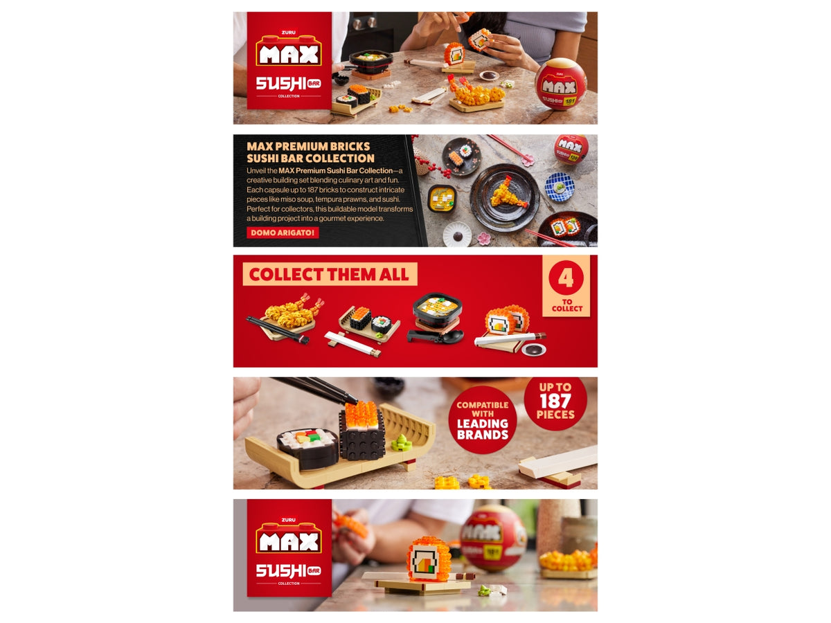 Max premium sushi bar collection-capsule