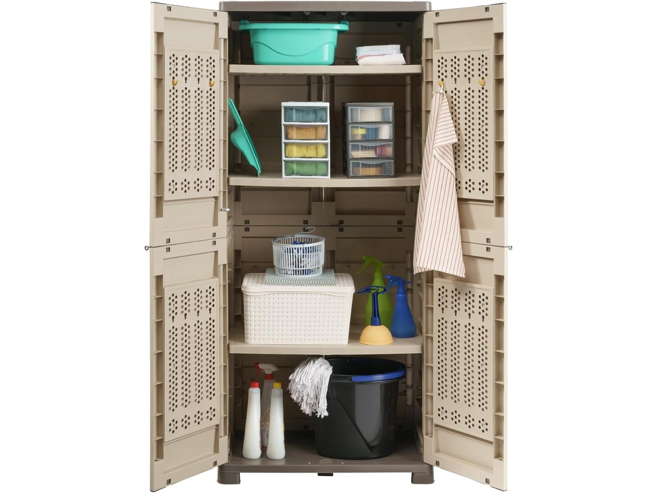 Riponi armadio beige/tortora