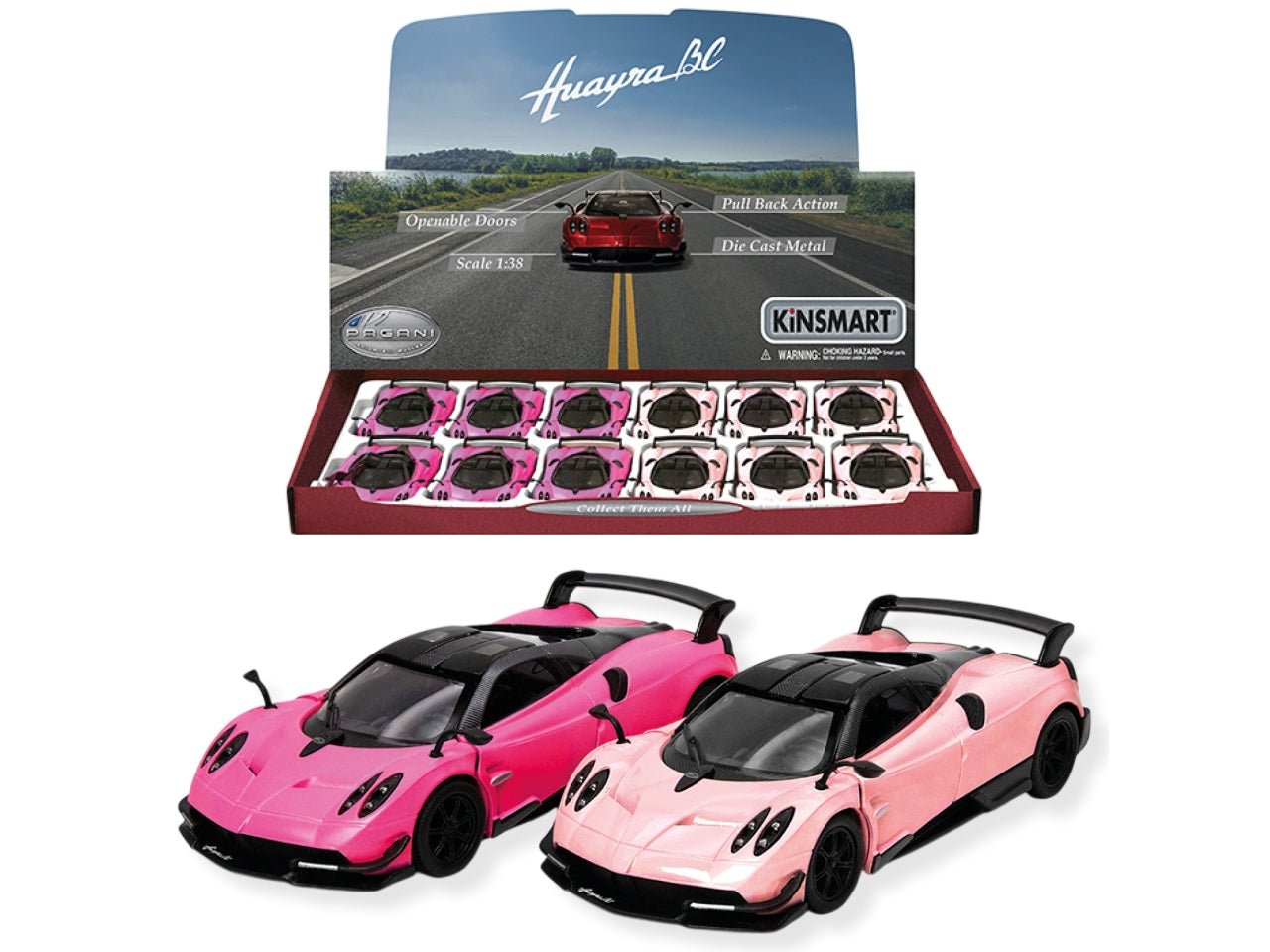 Auto pagani 2016 huayra colore rosa