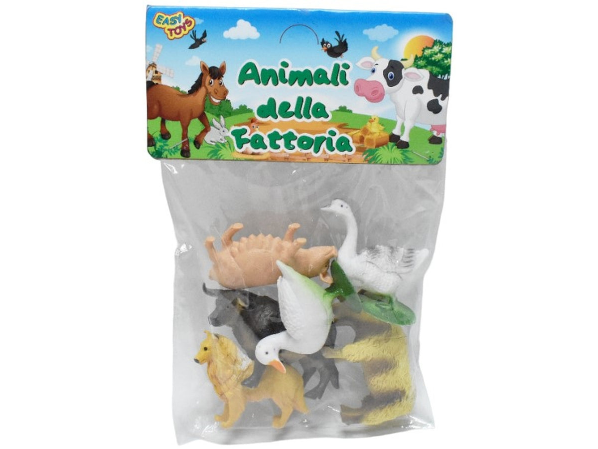 Gioco animali della fattoria 6pz
