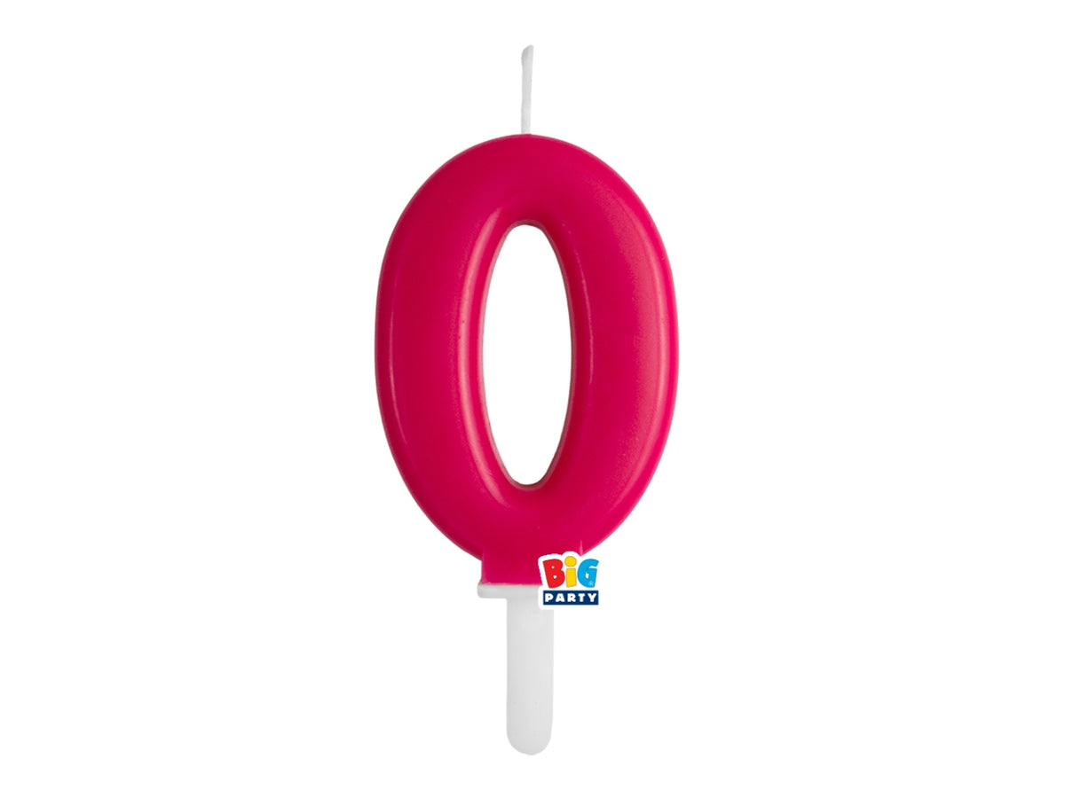 Candelina numero 0 di Cera Tiny Plump Cherry 7cm
