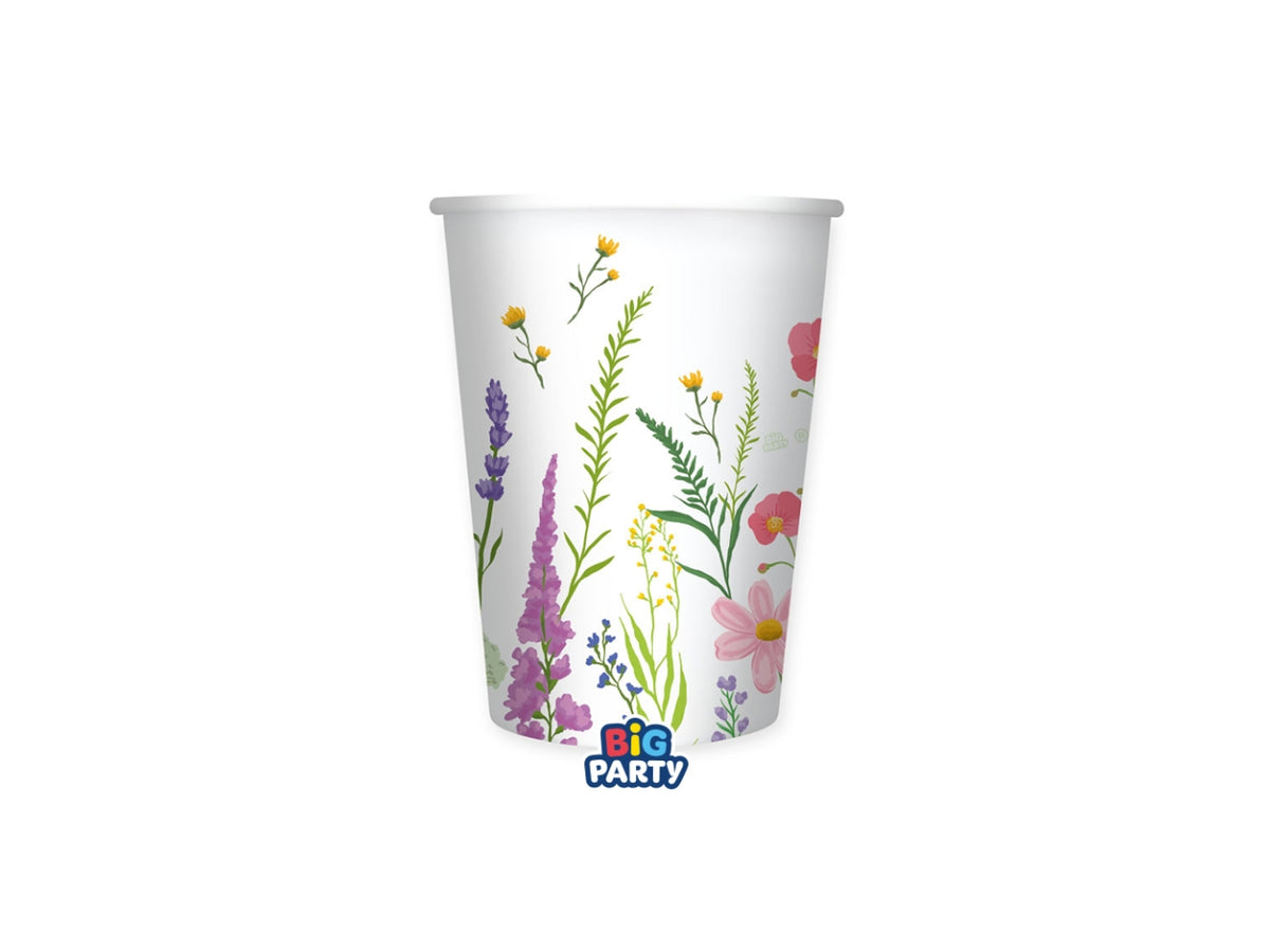 Bicchieri 250cc Fiori di Campo set da 6 bicchieri