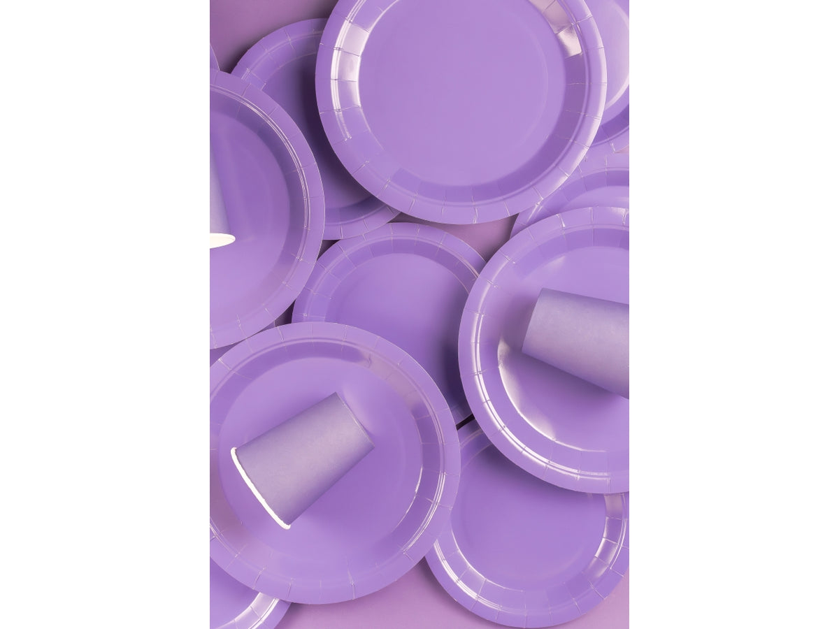 Piatti Ecolor 18cm Lilla set da 25 piatti