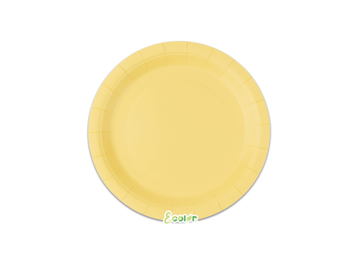 Piatti Ecolor 18cm Giallo Baby set da 25 piatti