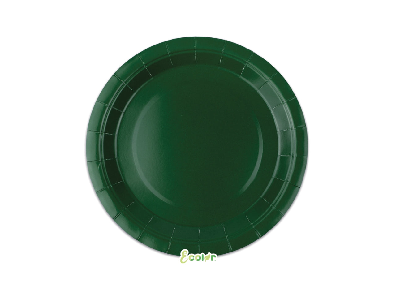 Piatti Ecolor 24cm Verde Foresta set da 25 piatti