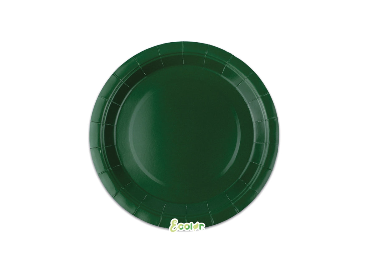 Piatti Ecolor 18cm Verde Foresta set da 25 piatti