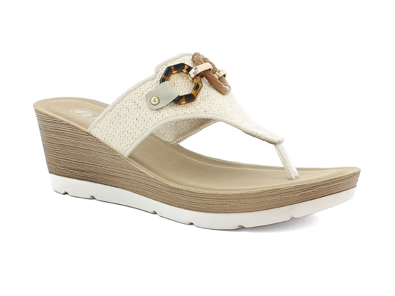 Inblu infradito donna con tacco, ghiaccio taglia 40