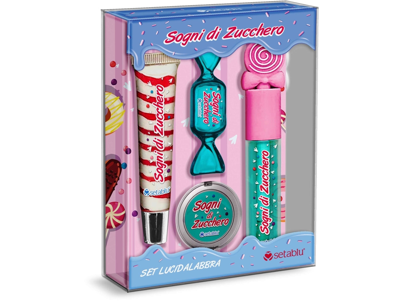 Set lucidalabbra sogni di colori set da 4 pezzi