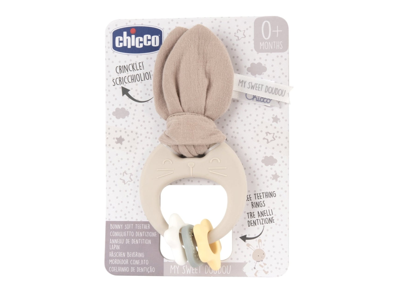 Chicco gioco bunny soft teether