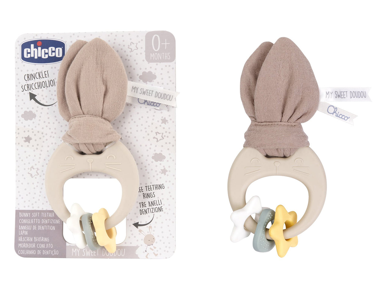 Chicco gioco bunny soft teether