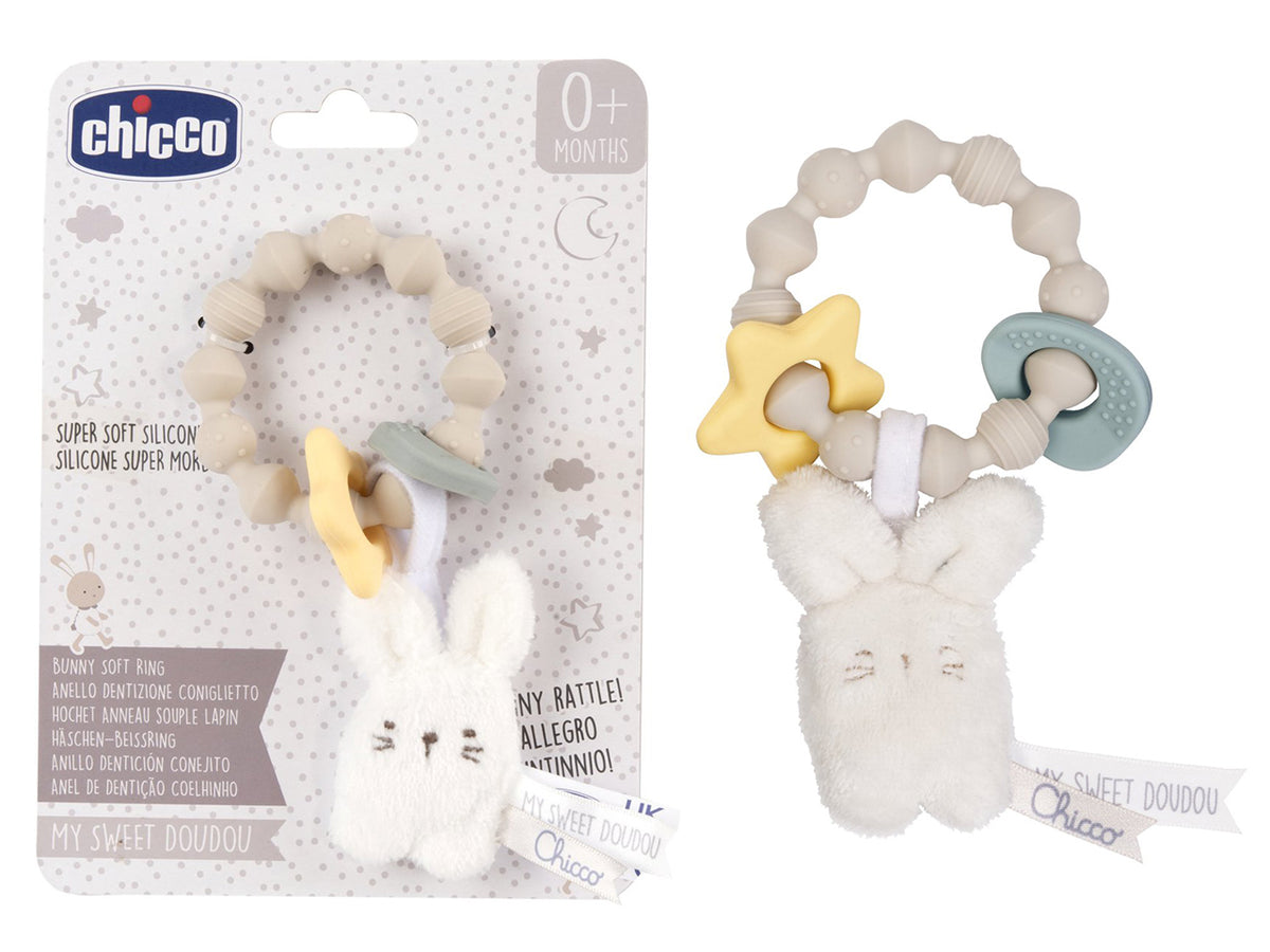 Chicco gioco bunny soft ring