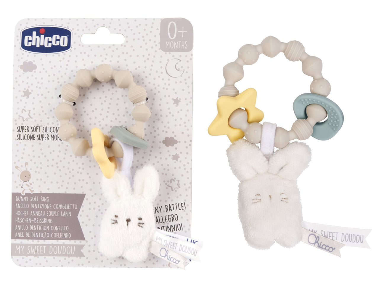 Chicco gioco bunny soft ring