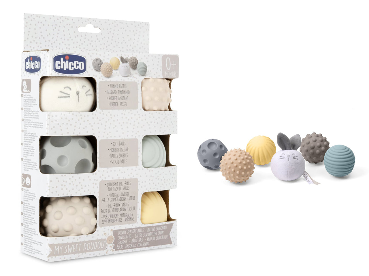 Chicco gioco palline sensoriali conigliett