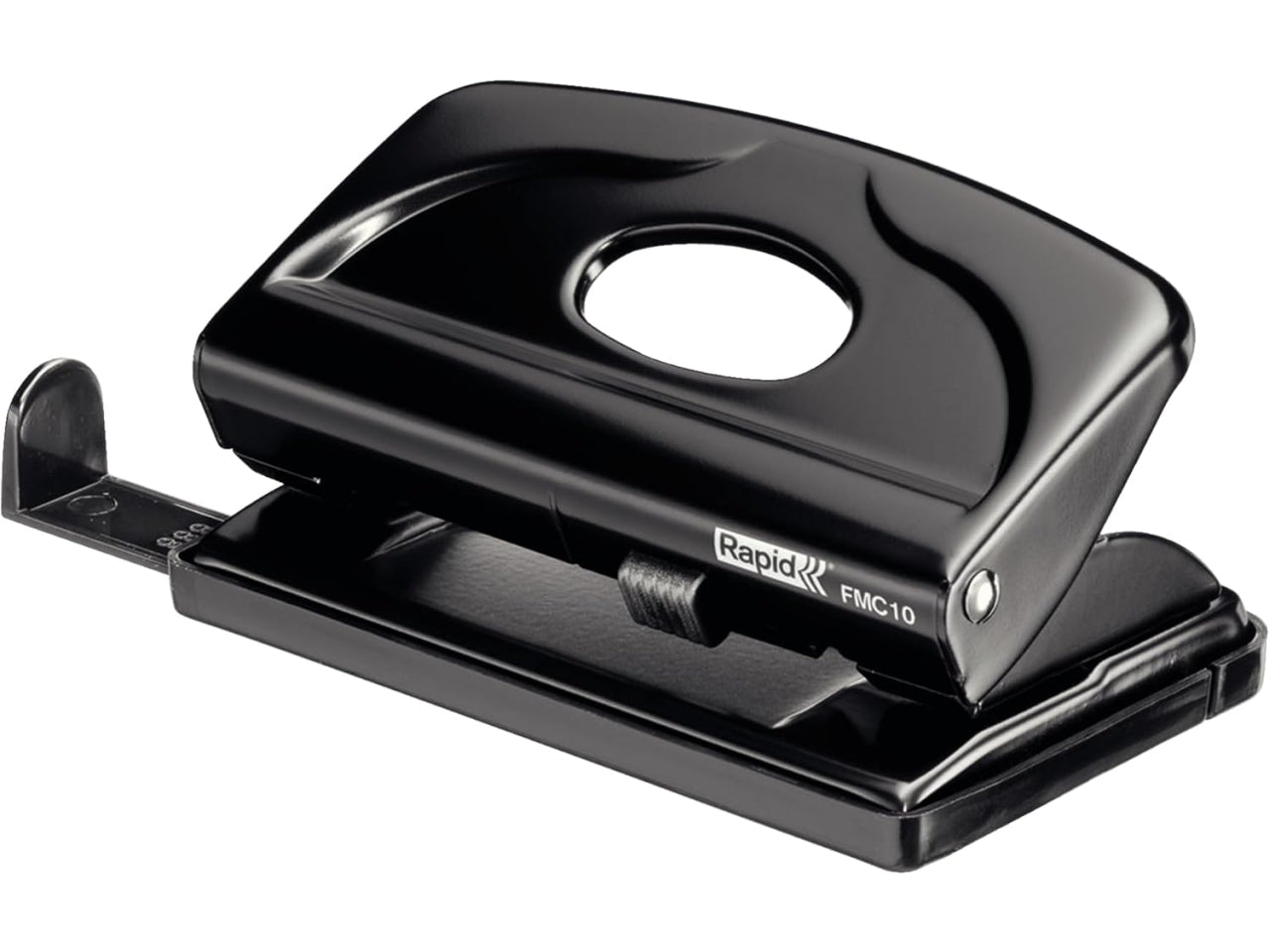 Rapid perforatore 2 fori con guida regolabile, perforazione fino a 10 fogli